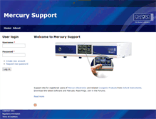 Tablet Screenshot of mymercurysupport.com